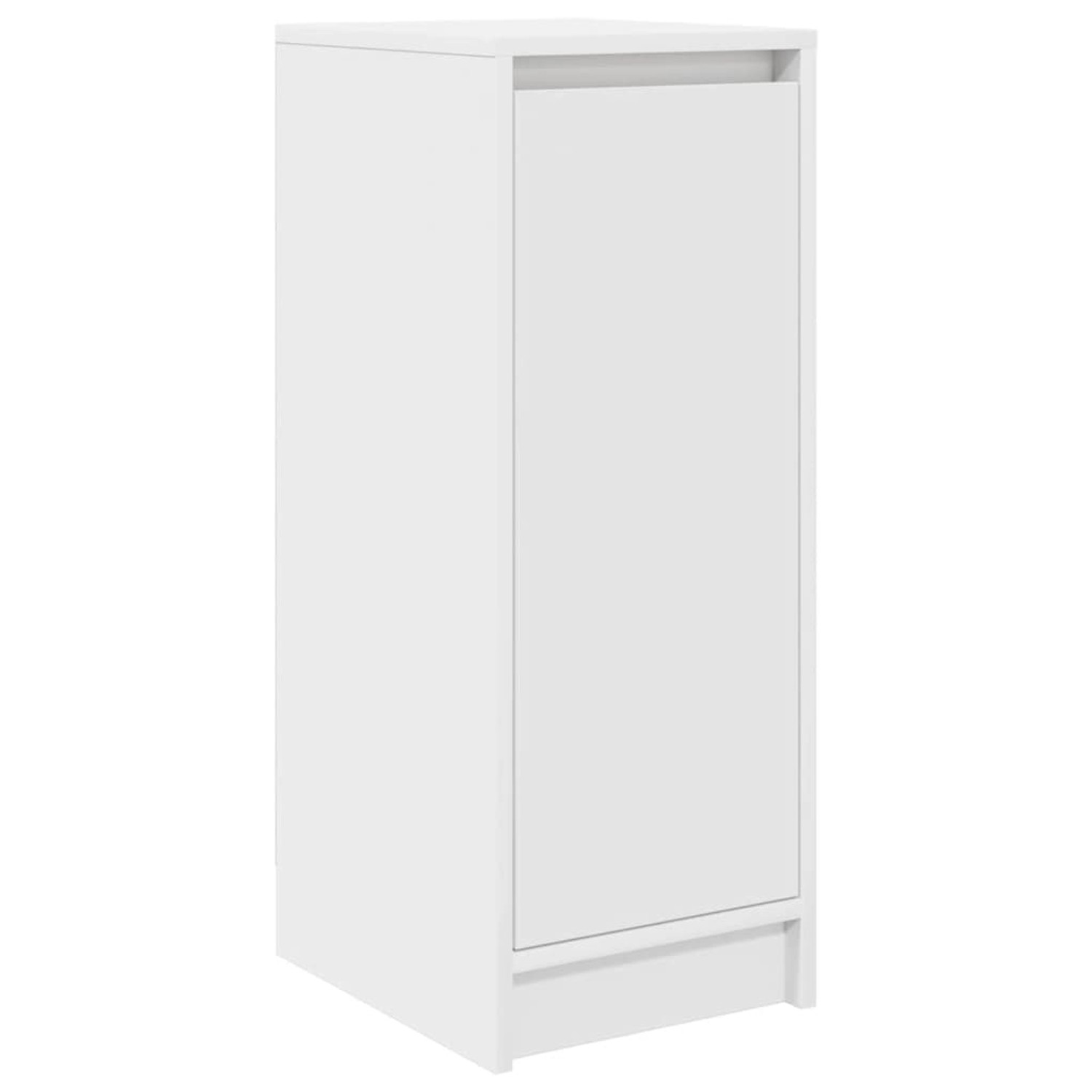 vidaXL Schuhschrank Weiß 29,5x34x76 cm Holzwerkstoff 861859 günstig online kaufen