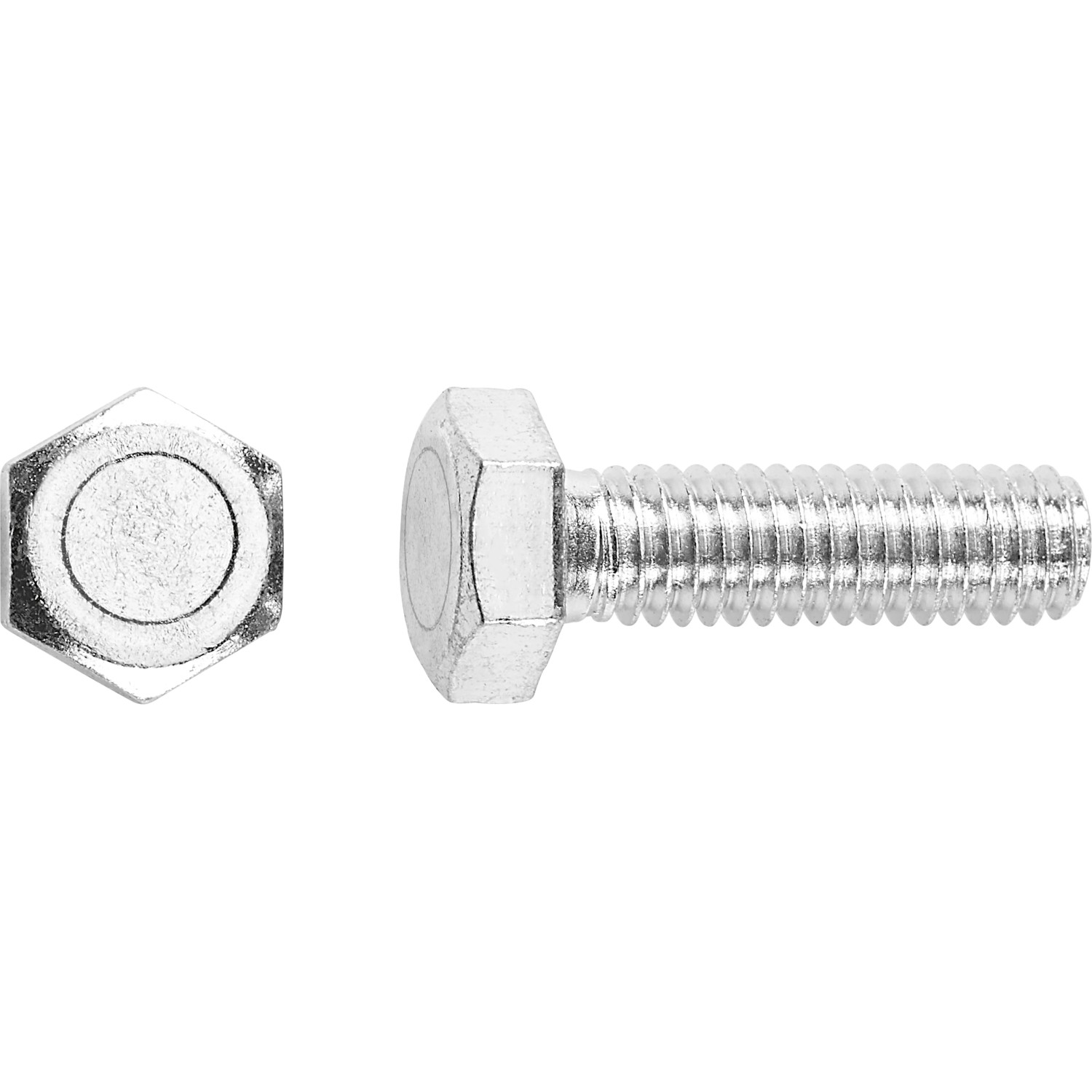 LUX-TOOLS Maschinenschrauben Sechskantkopf DIN 933 M6 x 16 mm Stahl 100 Stück