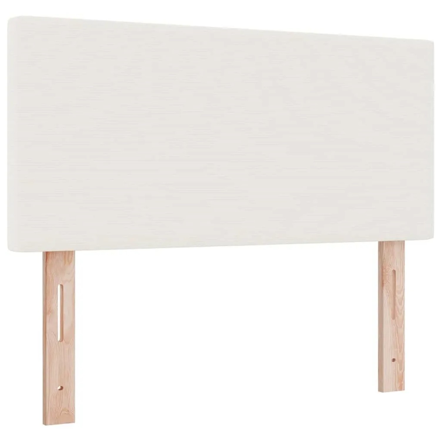 vidaXL Kopfteil mit Kopfteil Creme 90 cm Kunstleder 42007047