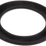 Schwarze Flachdichtung für Adapter, passend für Dichtungs-Sets.