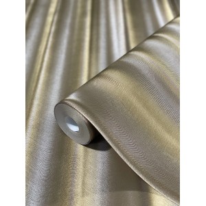 Glööckler Vliestapete Imperial Welle Goldmetallic, Rollenansicht.