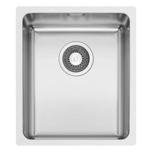 Pyramis Spülbecken Lydia 1B Flacheinbau Edelstahl 34 cm x 40 cm