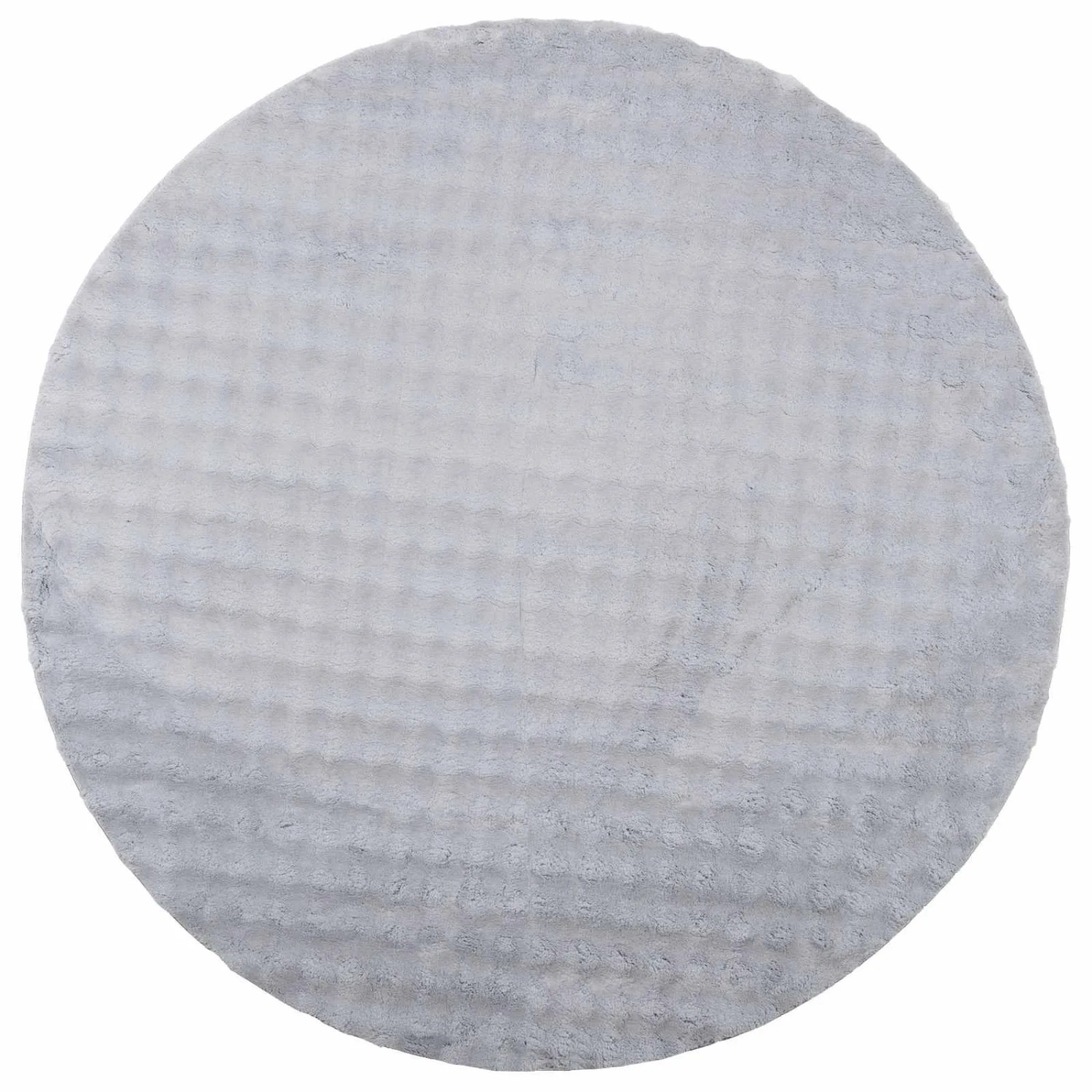 vidaXL Bereichsteppiche Rund SIROLO Grau Ø 120 CM Polyester 42022775