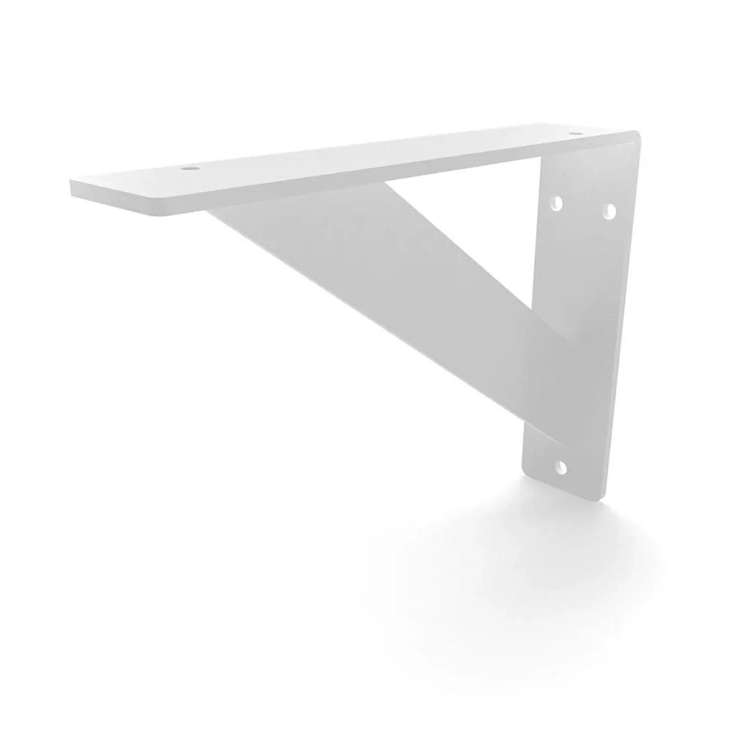 HEVVA Schwerlasthalterung ELBE 20 cm Tief 1 Halter Weiß