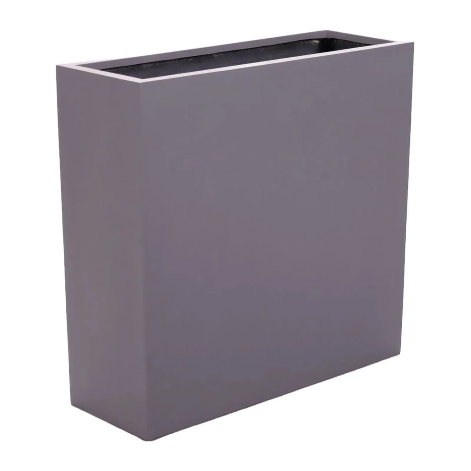 Elegant Einrichten Pflanzkübel Fiberglas Rechteckig 108x40x100cm Grau