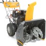 Stiga ST 5262 P Benzin-Schneefräse mit 62 cm Arbeitsbreite und gelbem Auswurfkanal.