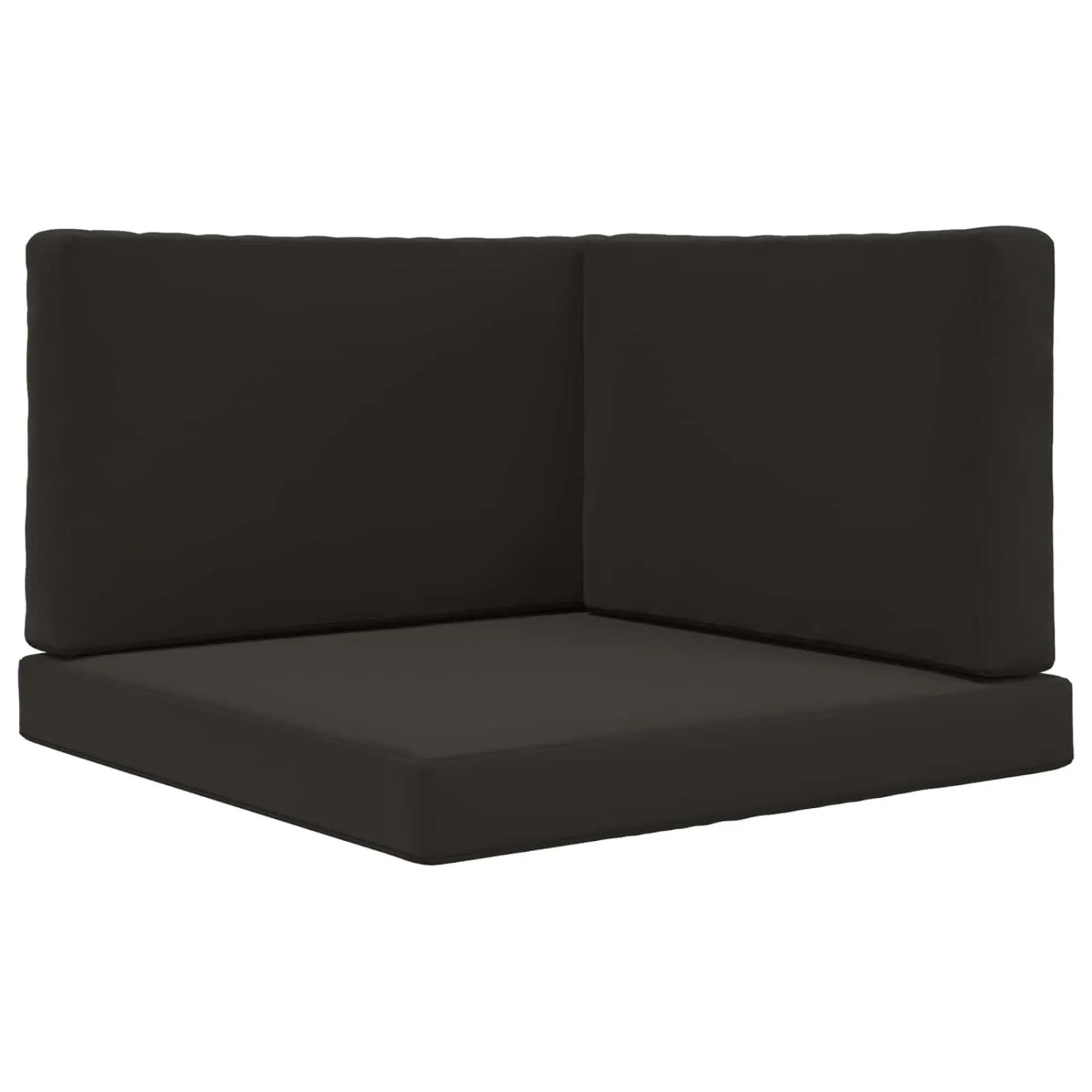 vidaXL Sofakissen für Draußen 3-Tlg Schwarz Polyester 900870