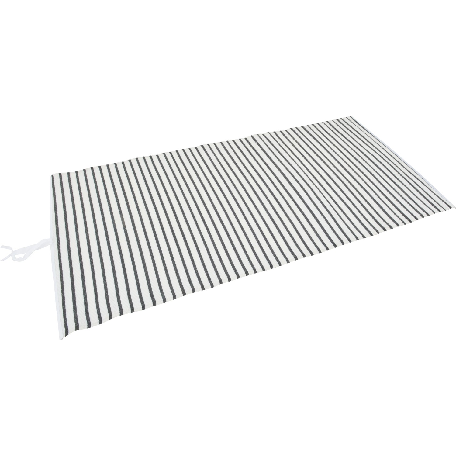Strandmatte Catu Schwarz-Weiß