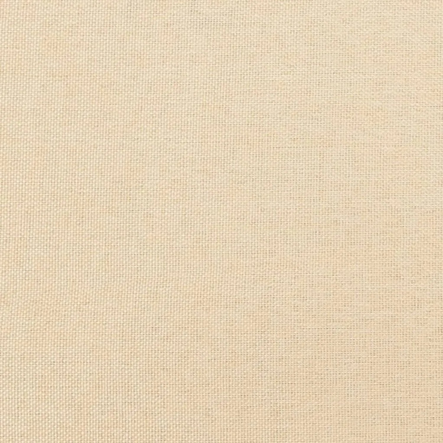 Detailaufnahme des creme-farbenen Stoffbezugs der vidaXL Sitzbank.