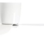 Weißer Lucci Air Deckenventilator Airfusion Radar DC mit Fernbedienung, 132 cm Durchmesser.