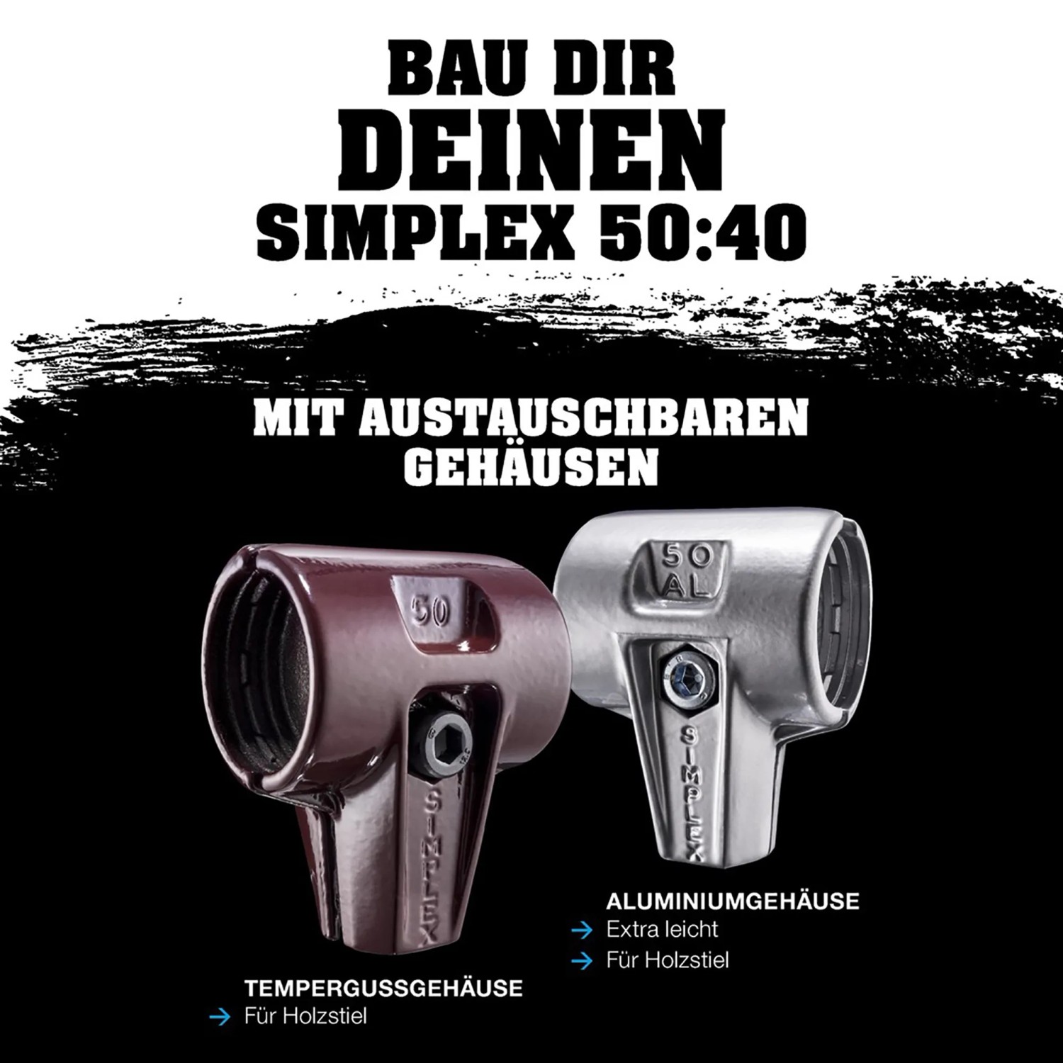 Halder Schonhammer Simplex 50:40 TPE-soft Superplastik D Ø 50 mm kaufen ...