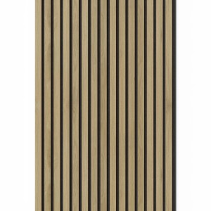 Denpanels Akustikpaneel Acu-Line Eiche Dunkel auf Melamin Filz 260 cm