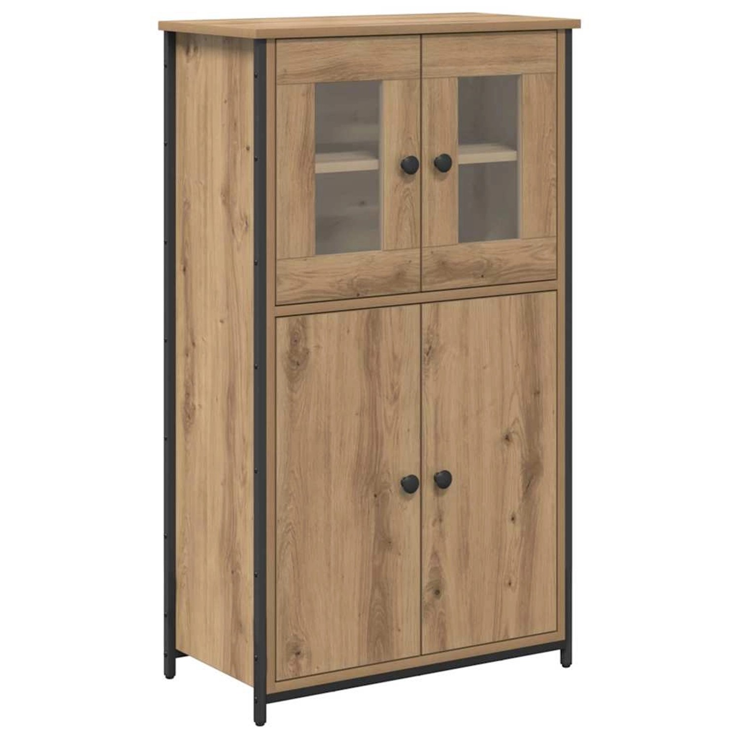 vidaXL Highboard Artisan-Eiche 62 x 32 x 106,5 cm Holzwerkstoff 882252 günstig online kaufen