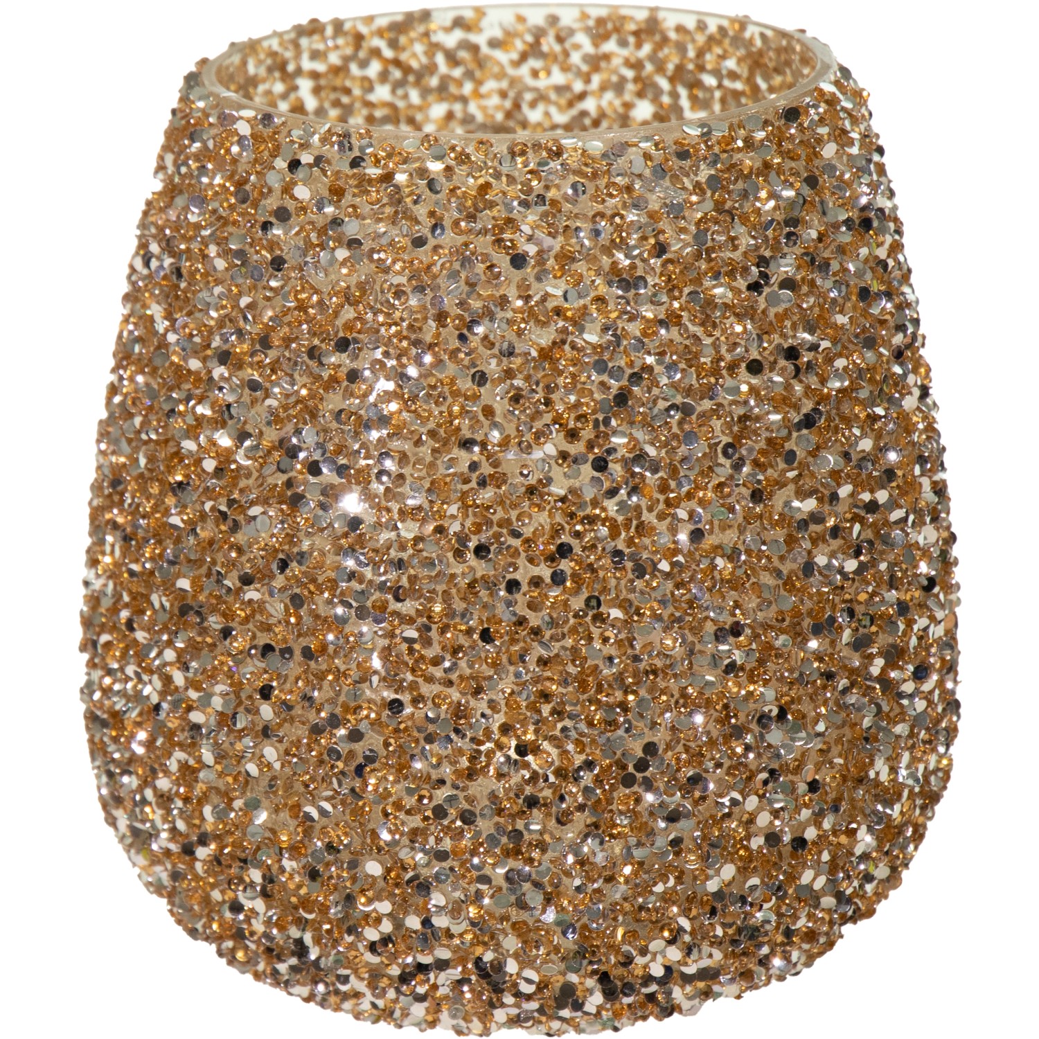 Mega Collections Pflanzgefäß Strass Ø 9,5 cm x 9 cm Gold günstig online kaufen
