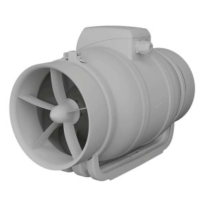 VLANO Kanalventilator STREAM 150/160 mm, zweistufig, für Zu- und Abluftanlagen. 