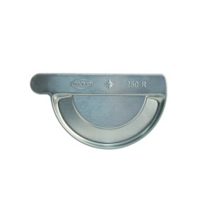 Marley Zink-Dachrinnen-Endstück RG 150, rechts, für Metall-Dachrinnen.