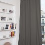 Moondream Verdunklungsvorhang, dunkelgrau, 250x135 cm. Blickdichter Fenstervorhang mit Ösen.