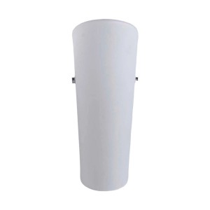 Lindby Wandleuchte Wandlampe Innen Aurora 9620890 in Weiß aus Glas 1-flammig E27 Wohnzimmerleuchte