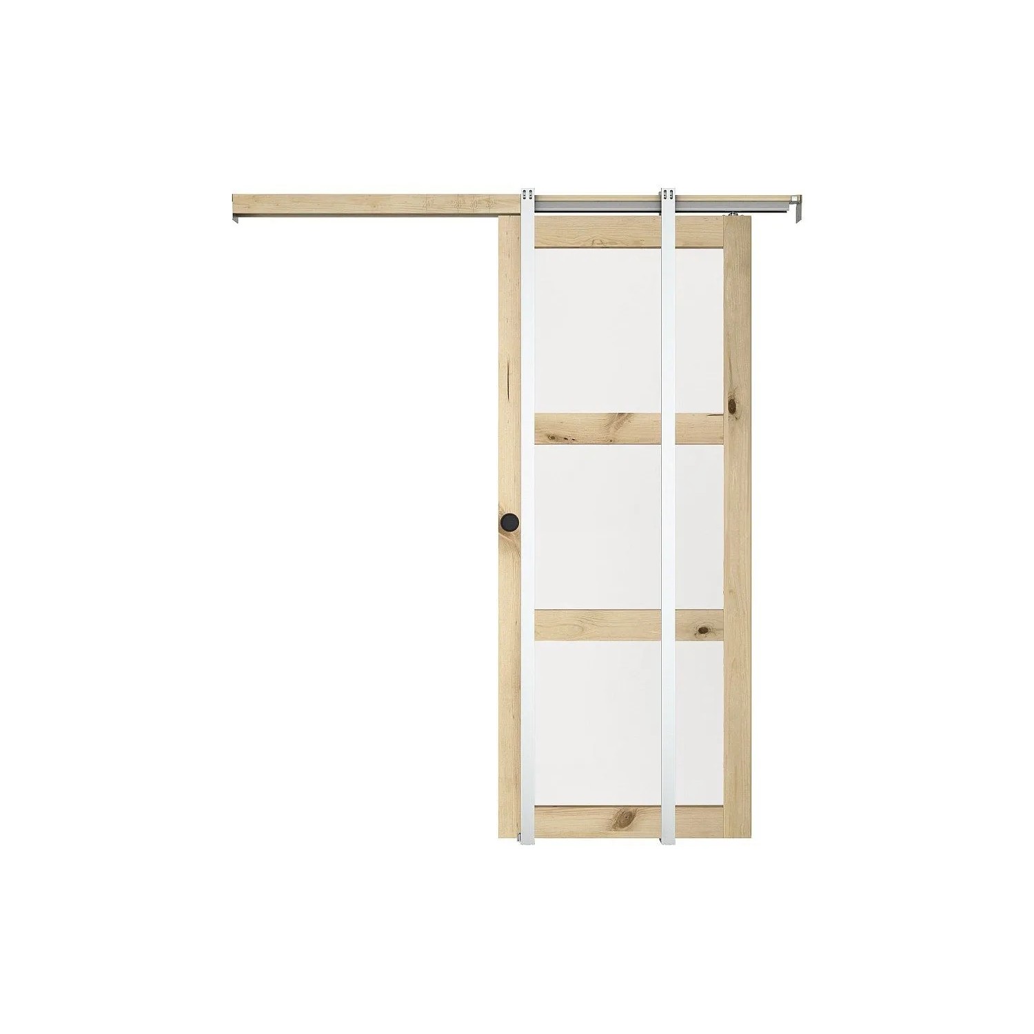 Vente-unique Schiebetür Acosta Naturfarben Hell 73 cm