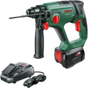 Bosch Akku-Bohrhammer Universal Hammer 18V mit Akku, Ladegerät und Koffer.
