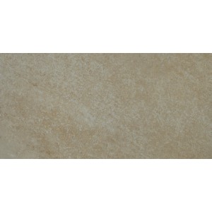 Terrassenplatte Feinsteinzeug Manhatten Beige, 60x90 cm. Beige Platte mit leichter Marmorierung.
