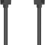 Schwarzes Hama High Speed HDMI Kabel 4K, Stecker auf Stecker, 1,5m, mit Ethernet.