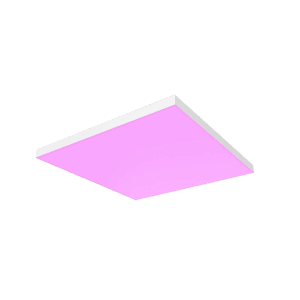 Philips Hue Datura LED-Panel, 60x60 cm, Weiß mit farbigem Licht.