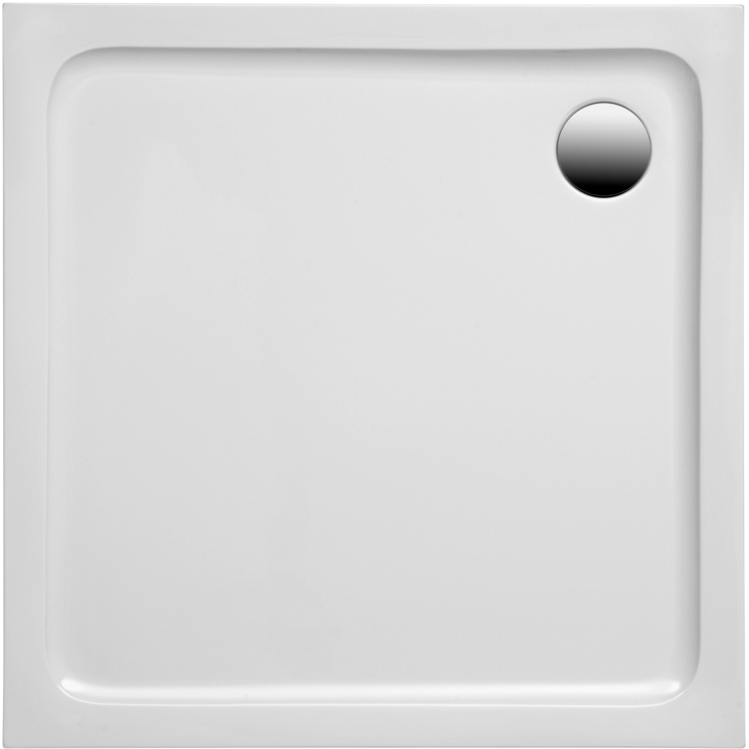 Ottofond Duschwanne Aruba Rechteck extraflach Weiß 100 cm x 90 cm