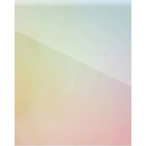 WALLFACE Wandpaneel in Glasoptik, gelb-rosa-transparent, für moderne Wandgestaltung.