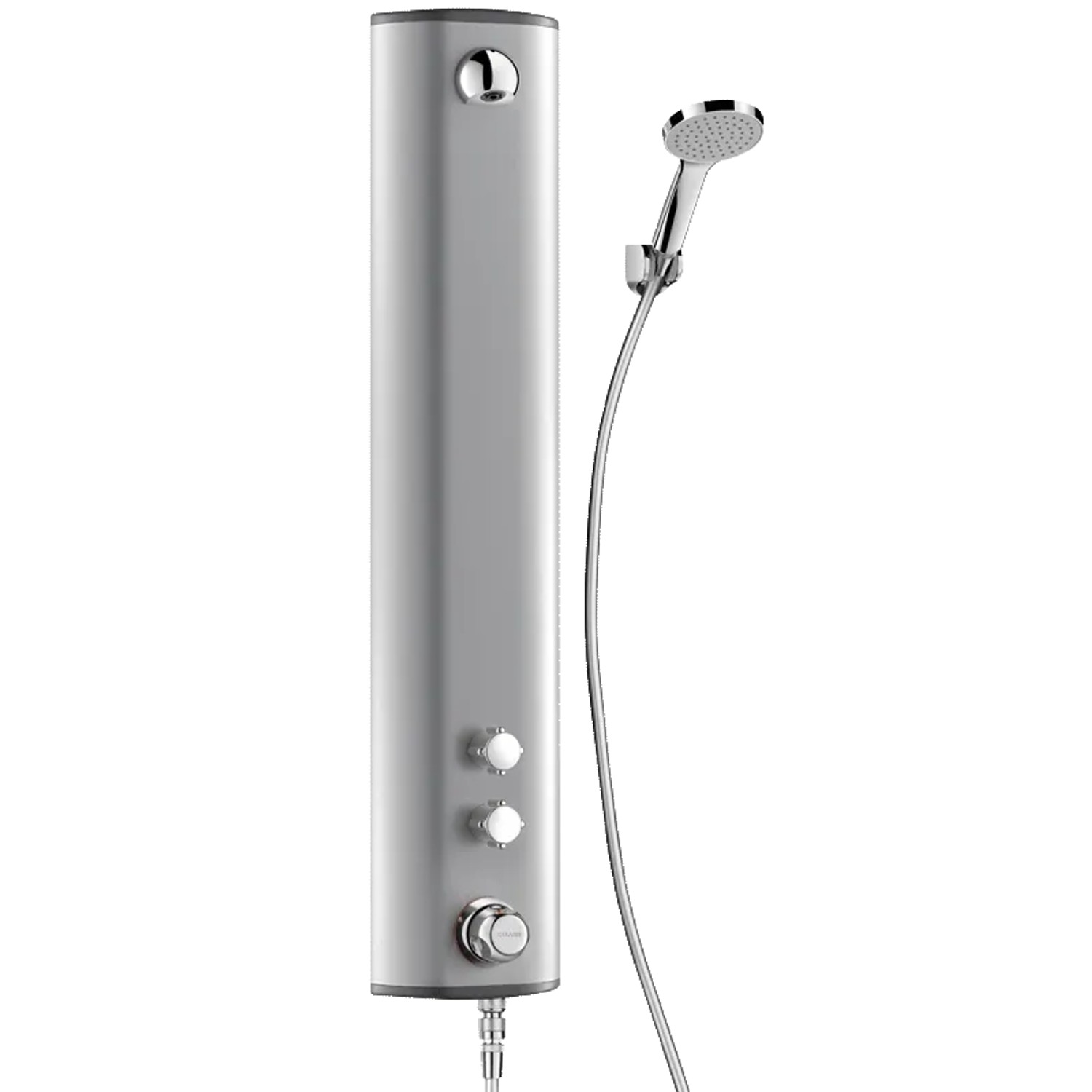 Delabie SECURITH Thermostat-Duschelement, Aluminiumgehäuse, Handbrause