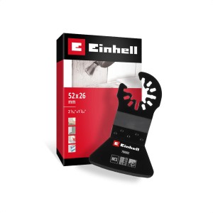 Einhell Schaber HCS starr, 52x26 mm, für Multifunktionswerkzeuge zum Entfernen von Farbe und Kleber.