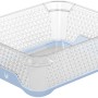 Keeeper Stapelkorb Jonas, Nordic Blue, DIN A6, rutschfest, für Küche & Büro.