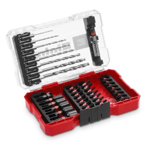 Einhell Impact-Bit-Set, 39-teilig, mit Metallbohrern im M-Case. Werkzeug-Set für Bohr- und Schraubarbeiten.