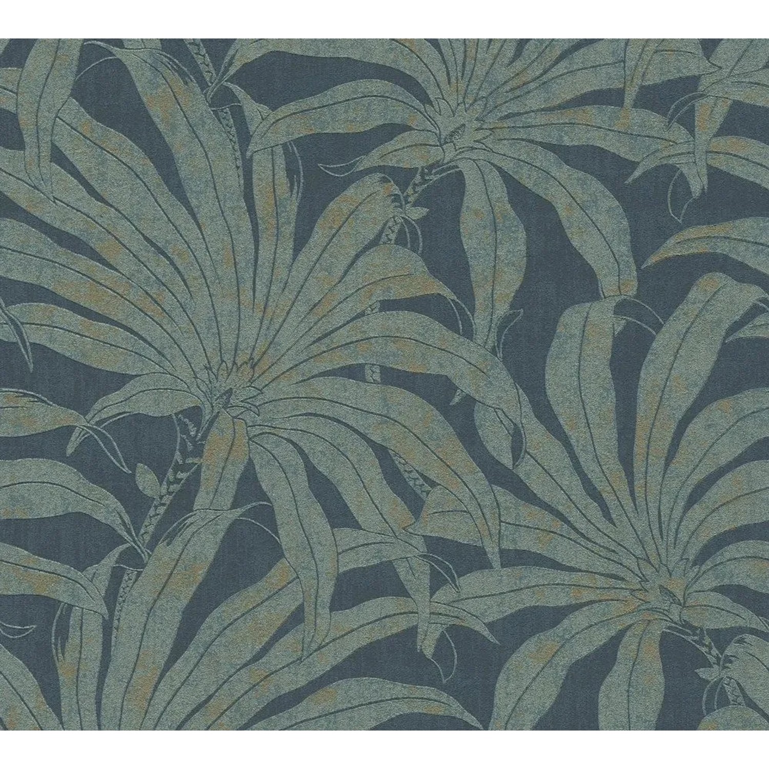 Tadessi Tapete Floral M1-No.11003 Vliestapete in Petrol