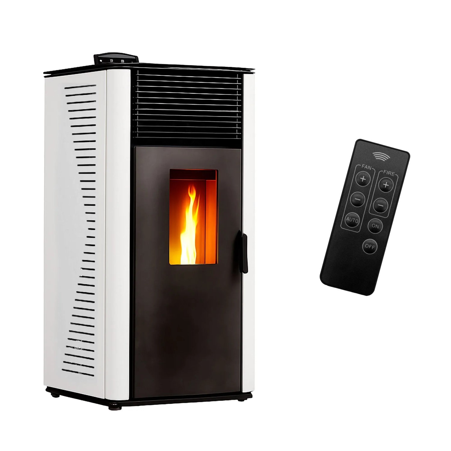 Sannover Pelletofen Anita 12,2 kW Weiß günstig online kaufen