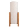 Näve Matilda Tischleuchte mit Leinen-Schirm und Holzfuß, Design-Tischlampe für Wohnraum.