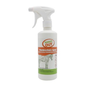 Insect-Out Pferdeschutz-Spray, 500ml Flasche mit Sprühkopf, zum Schutz vor Insekten.