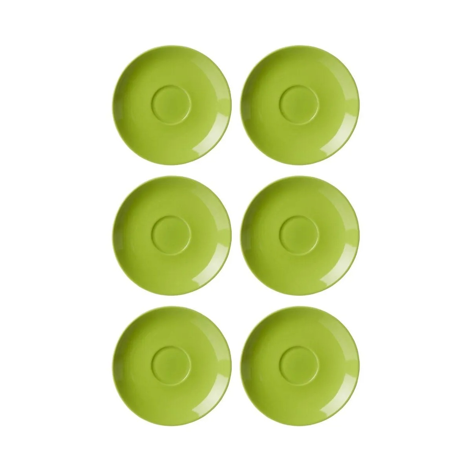 Ritzenhoff & Breker DOPPIO Espressountertassen 12 cm 6er Set Grün