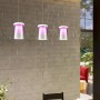 Smarte Eglo LED-Pendelleuchte Chiusello-Z, 3-flammig, RGB/CCT, 81 cm, weiß, im modernen Ambiente.