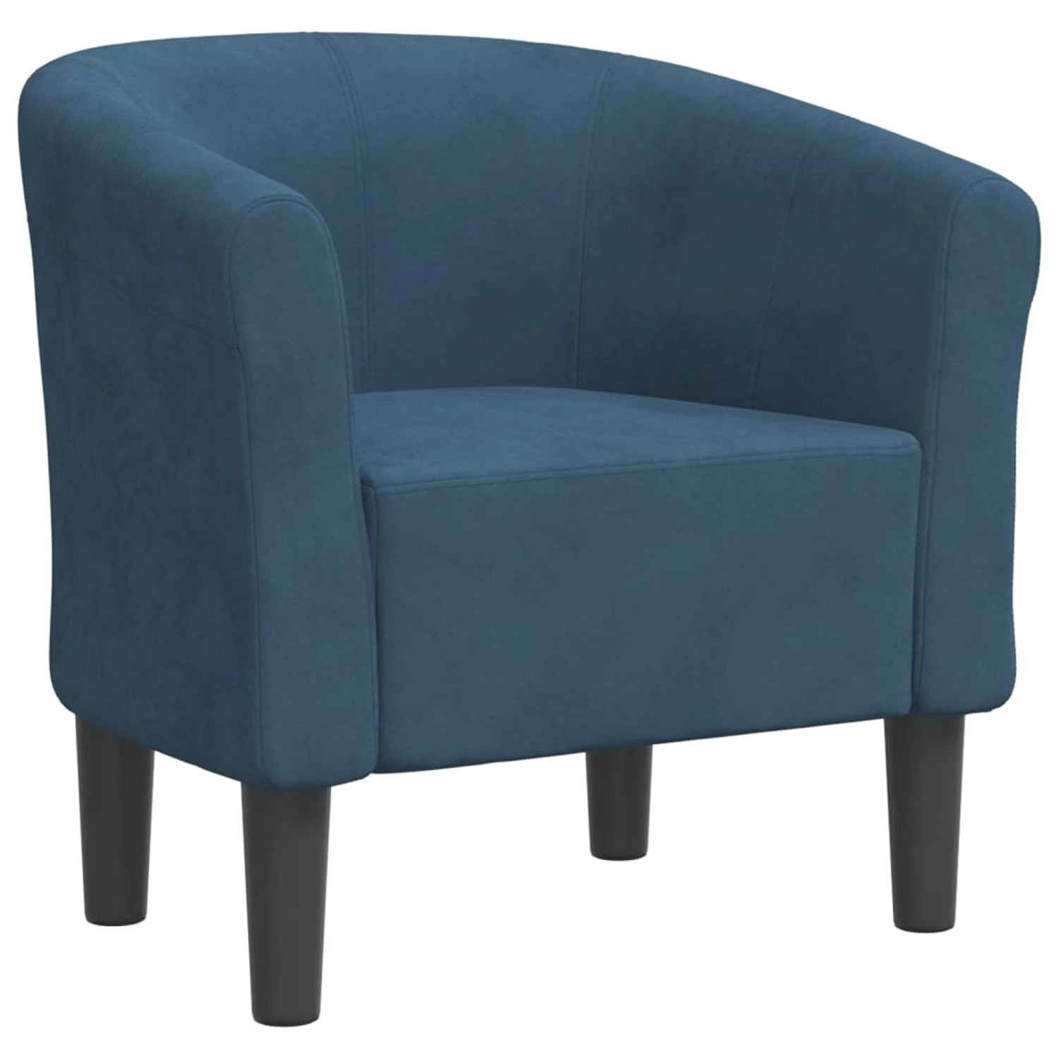 vidaXL Clubsessel Dunkelblau Samt 356445 günstig online kaufen