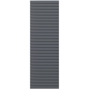 Sichtschutzzaun Element Rhombus, anthrazit, 60x180 cm, aus Metall-Profilen.