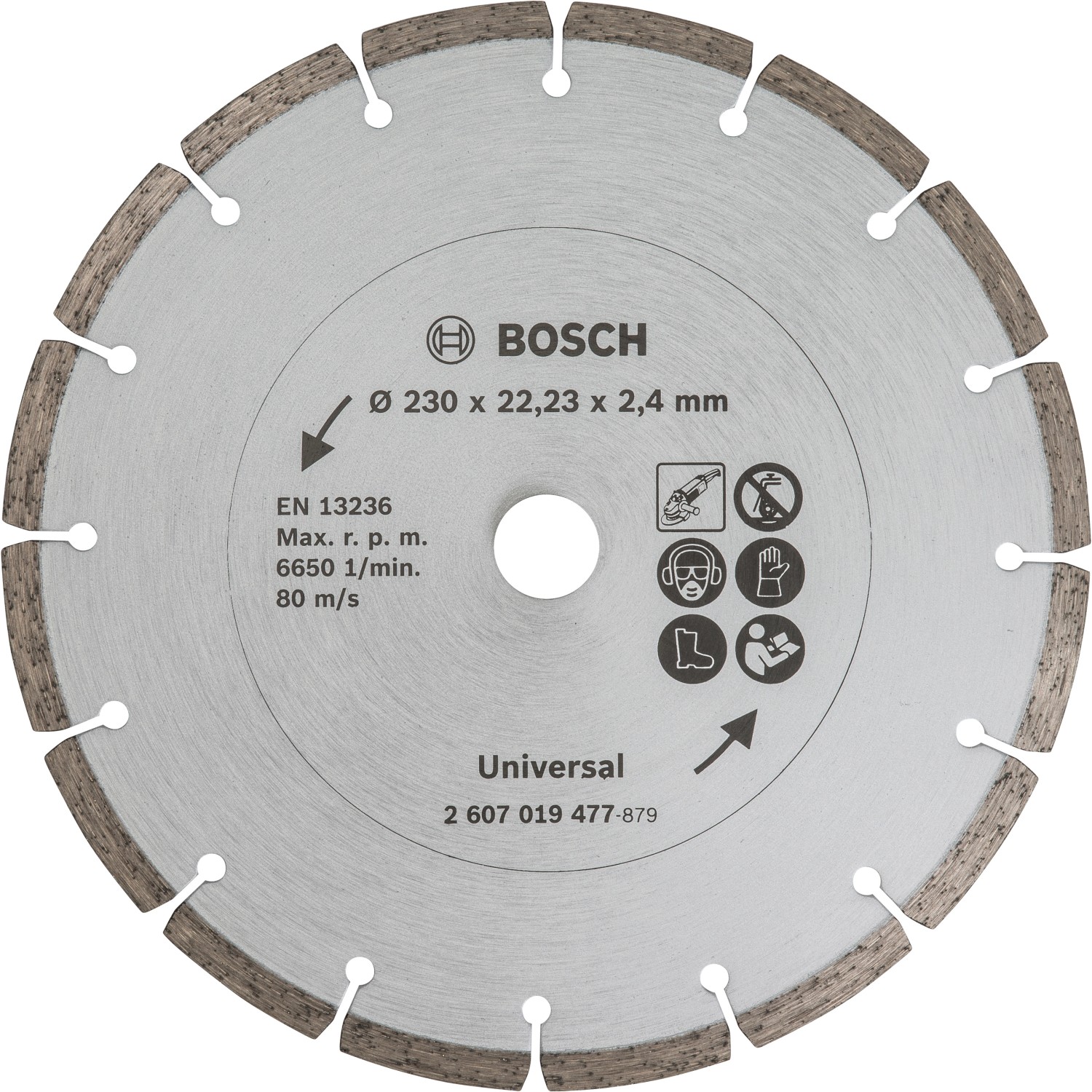 Bosch Diamanttrennscheibe Promoline für Baumaterial 230 mm