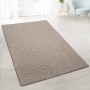 Hellbrauner Karat Teppichläufer London, flacher Schlingenflor, 67x350 cm. Kurzflorteppich für individuelle Maßanfertigung.