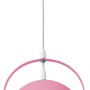 Pinke Näve Pendelleuchte Colorado, ca. 25 cm Durchmesser. Moderne Hängelampe für den Innenbereich.
