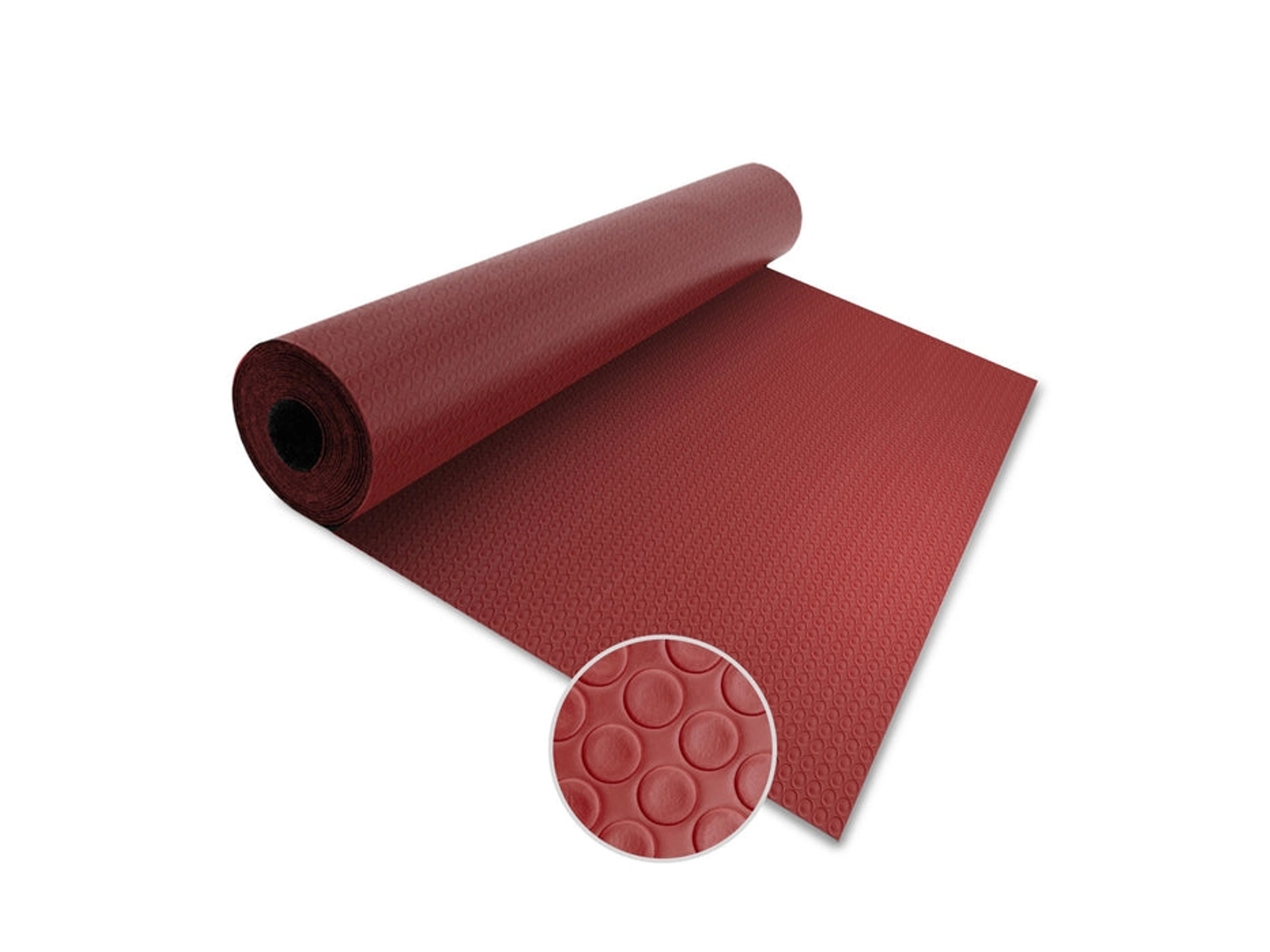 Karat Gummimatte Meterware Big Button mit 2 mm Stärke PVC 