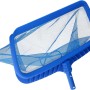 Blauer Amapool Poolkescher Deluxe Bodenkescher mit feinem Netz für die Poolreinigung.