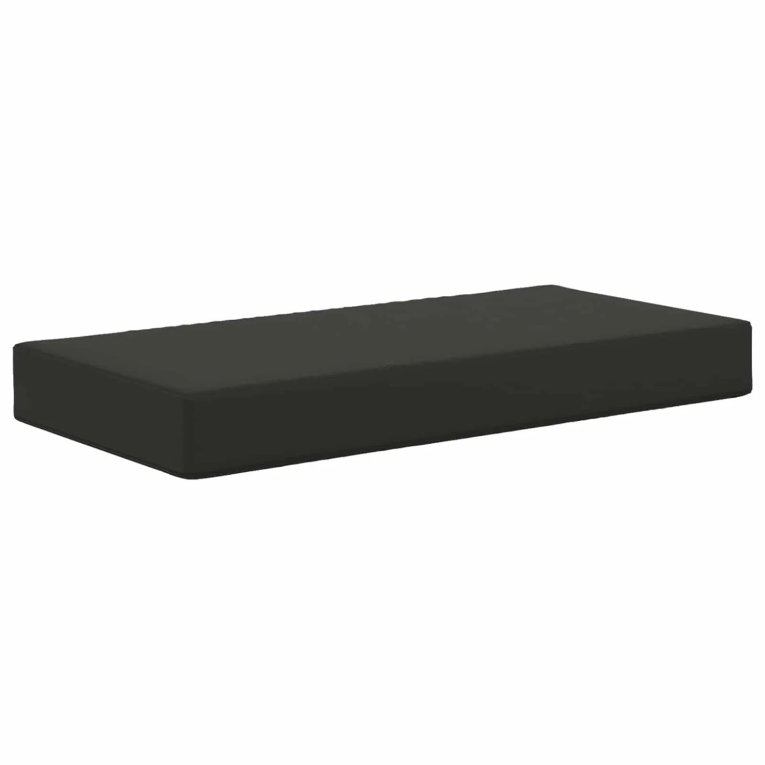 vidaXL Sitzkissen für Draußen Schwarz 80 x 40 x 8 cm 100 % Polyester 900955