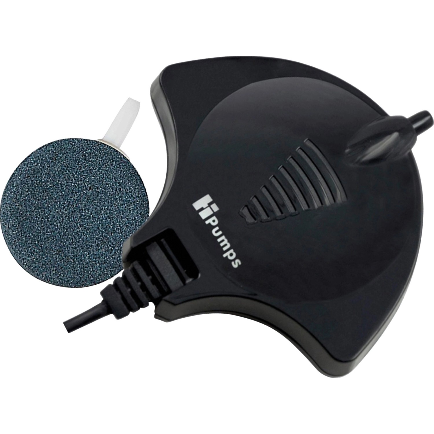 HiPumps Aquarien Luftpumpe Manta Schwarz