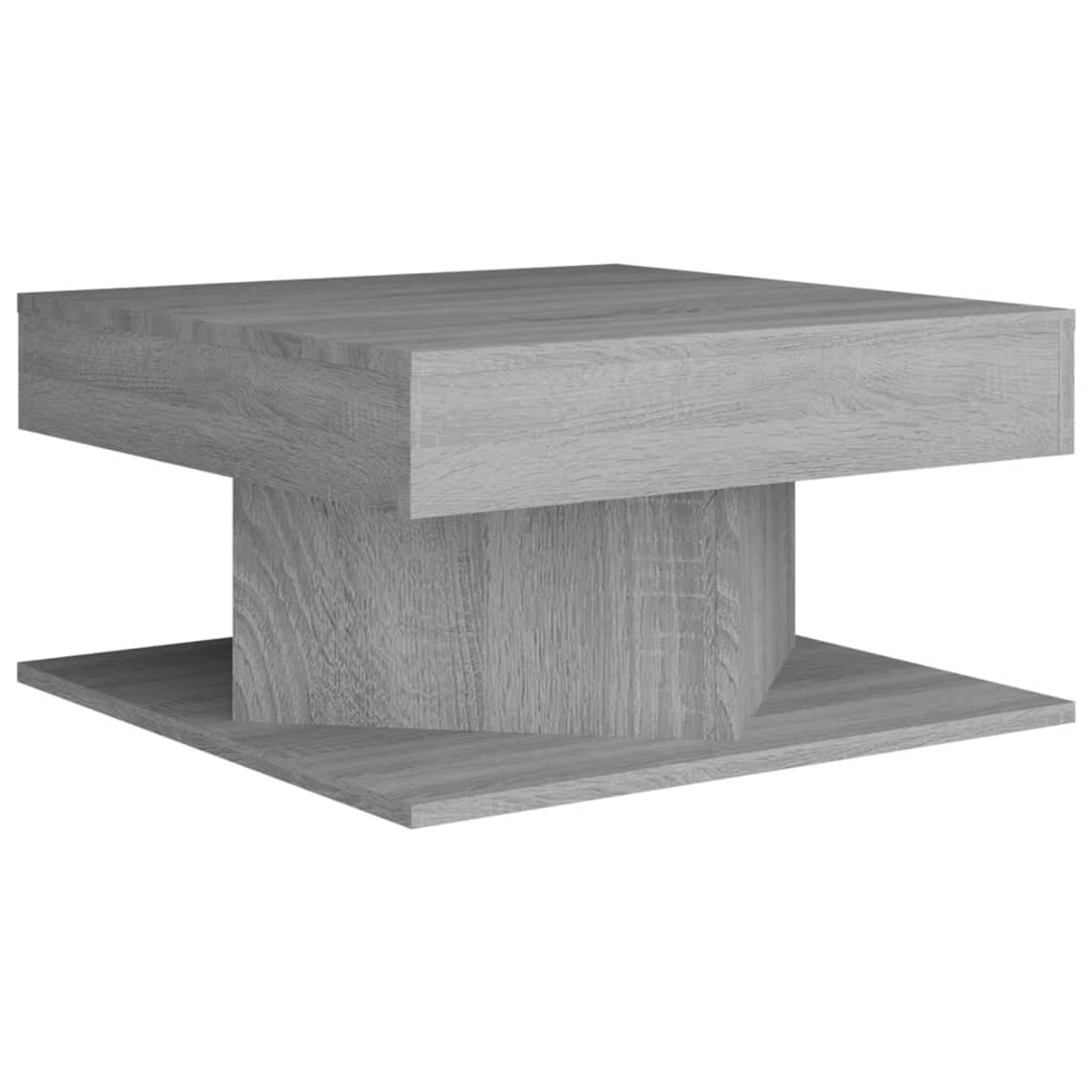 Vidaxl Couchtisch Grau Sonoma 57x57x30 Cm Holzwerkstoff günstig online kaufen