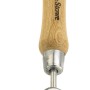 Kent & Stowe Handgrubber mit 3 Zinken aus Edelstahl und Eschenholzgriff.